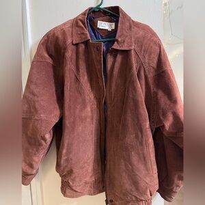 Lindsey Blake Women's Suede Bomber Jacket